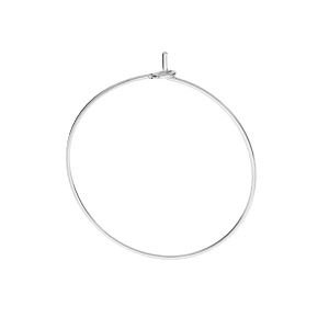 Round ear wire, sterling silver, BZ 12