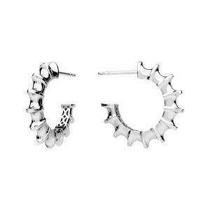 Stud earring - shells*sterling silver AG 925*KLS OWS-01388 3x20,1 mm