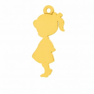 Child, girl pendant, LK-1283 - 0,50