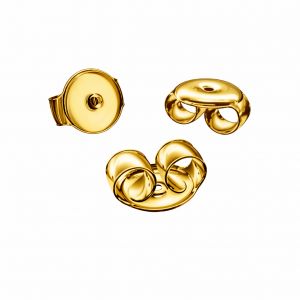 Butterfly backs for earrings, silver back stopper, earnuts*sterling silver 925*BAR 1 5,3 mm